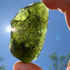 Large Moldavite Genuine Certified Czech Republic 49.8 grams 1026-Moldavite Life