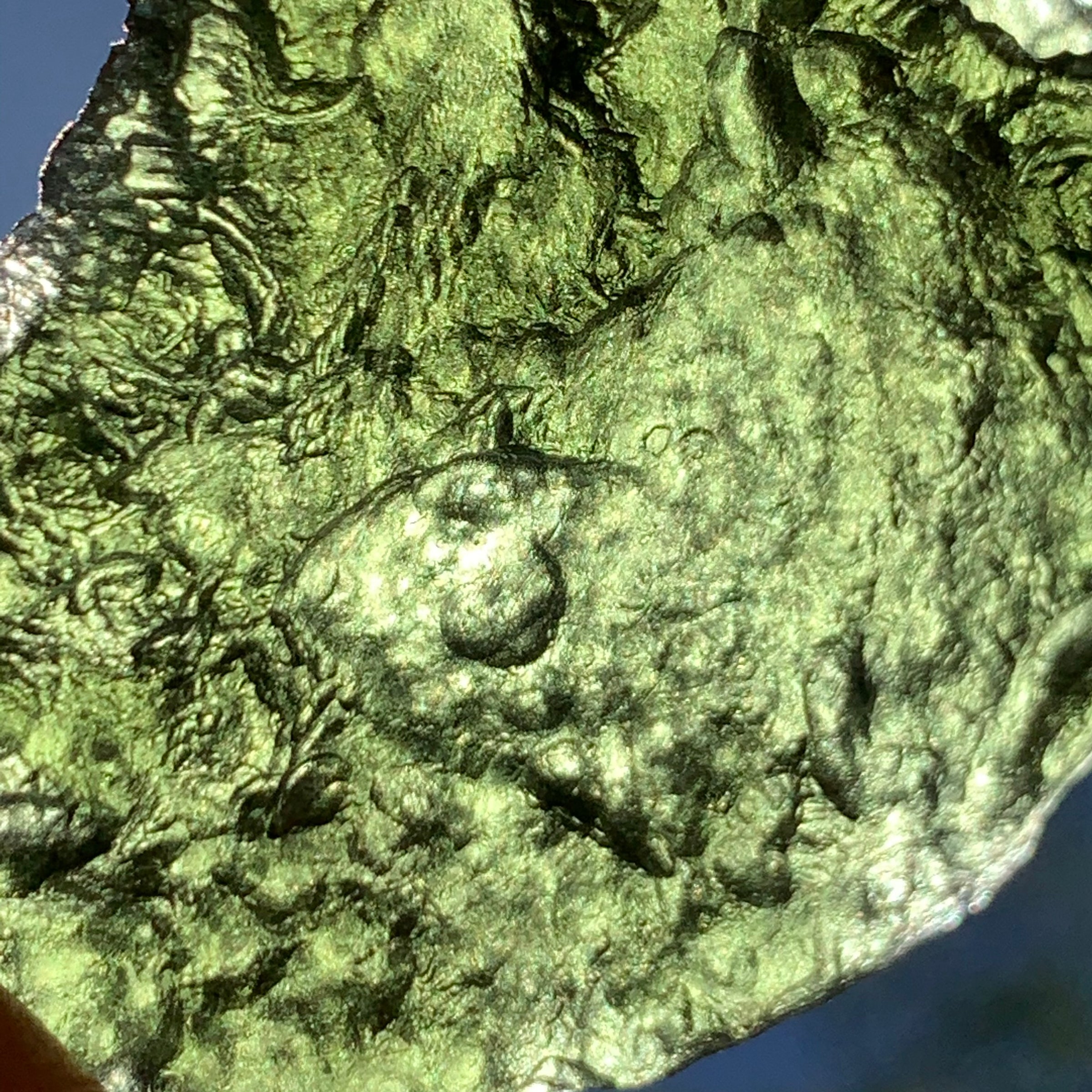 Large Moldavite Genuine Certified Czech Republic 23.3 grams 1027-Moldavite Life