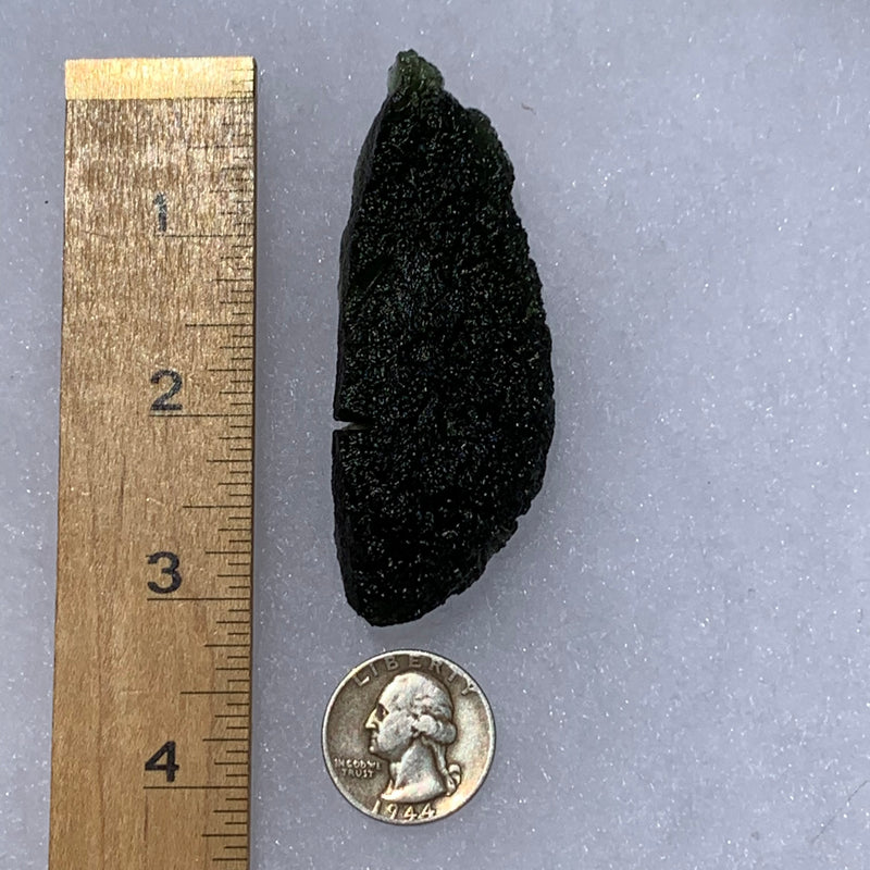 Large Moldavite Genuine Certified Czech Republic 53.9 grams 1029-Moldavite Life