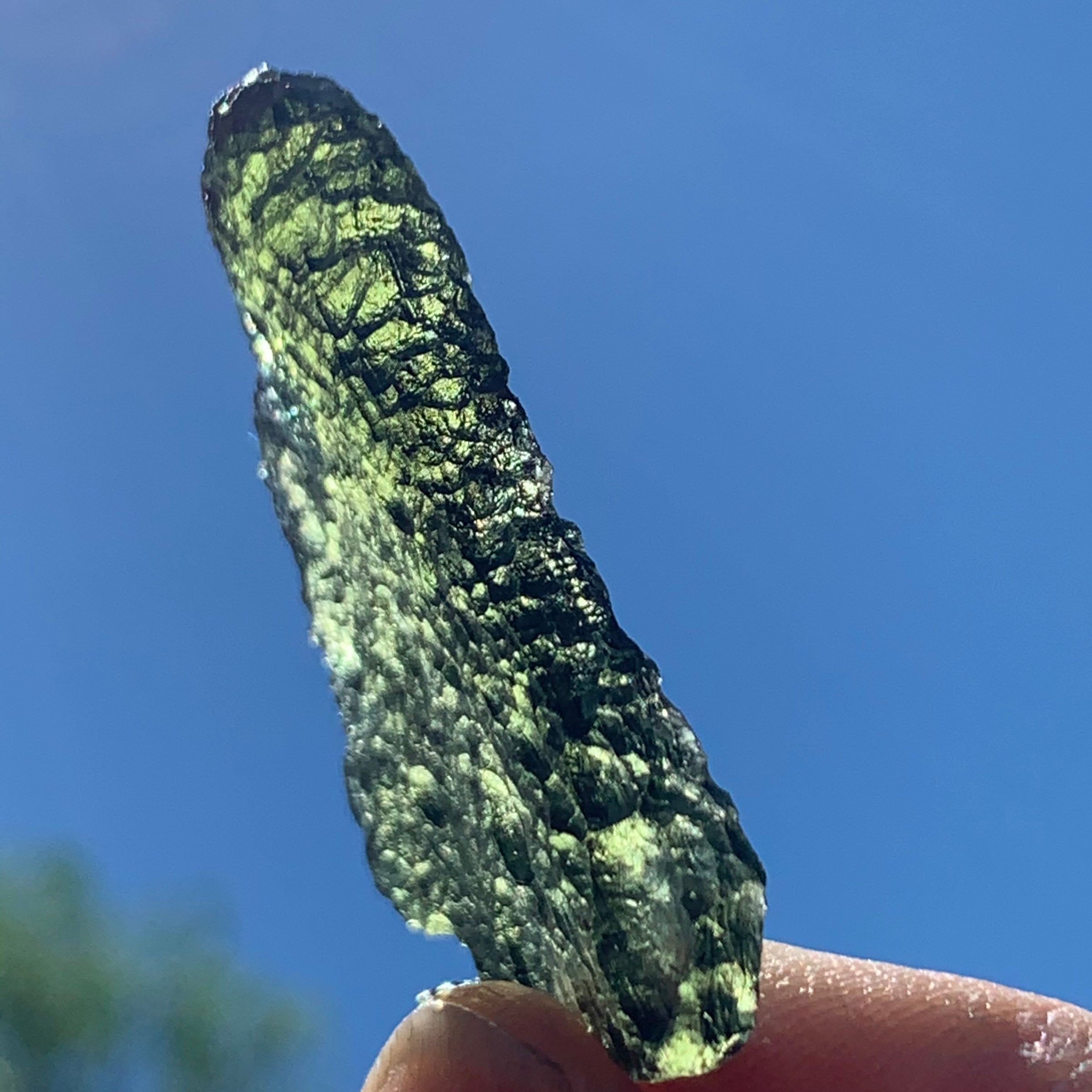 Angel Chime Moldavite Genuine Certified 7.0 Grams 19-Moldavite Life