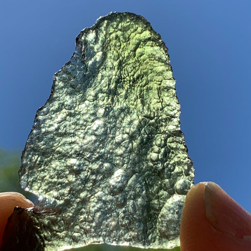 Angel Chime Moldavite Genuine Certified 7.0 Grams 19-Moldavite Life