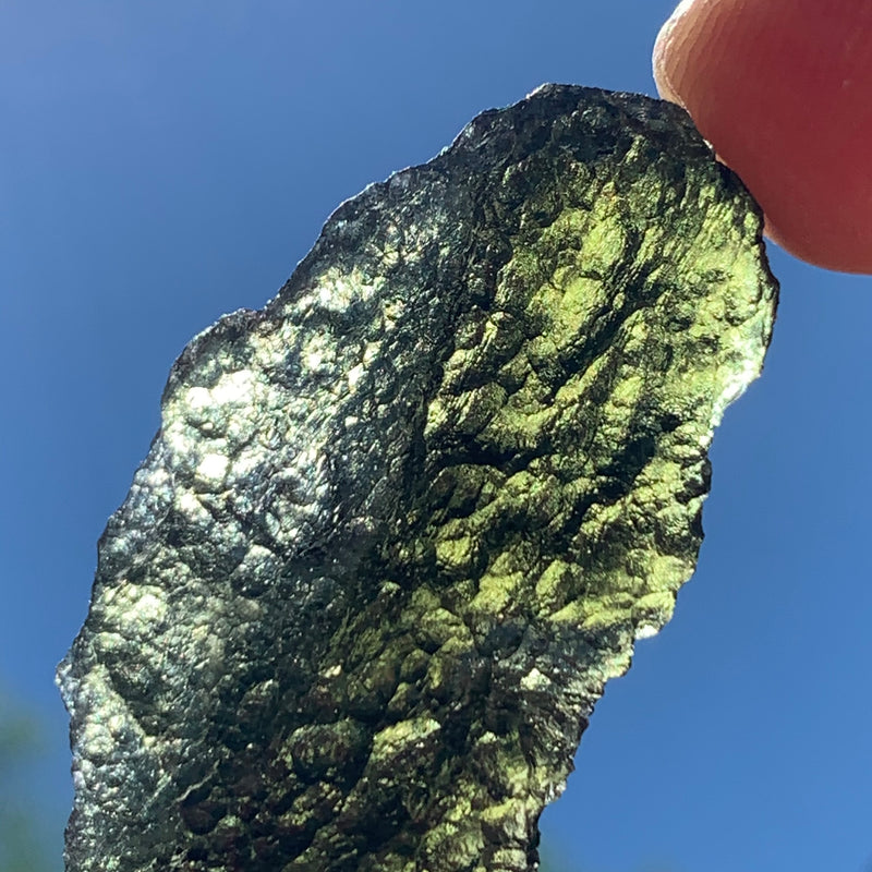 Angel Chime Moldavite Genuine Certified 11.7 Grams 20-Moldavite Life