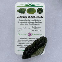 Angel Chime Moldavite Genuine Certified 11.7 Grams 20-Moldavite Life