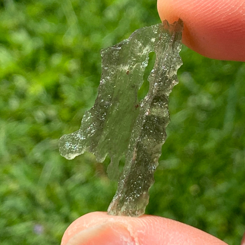 Angel Chime Moldavite Genuine Certified 1.2 Grams 24-Moldavite Life