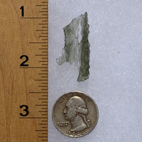 Angel Chime Moldavite Genuine Certified 1.2 Grams 24-Moldavite Life