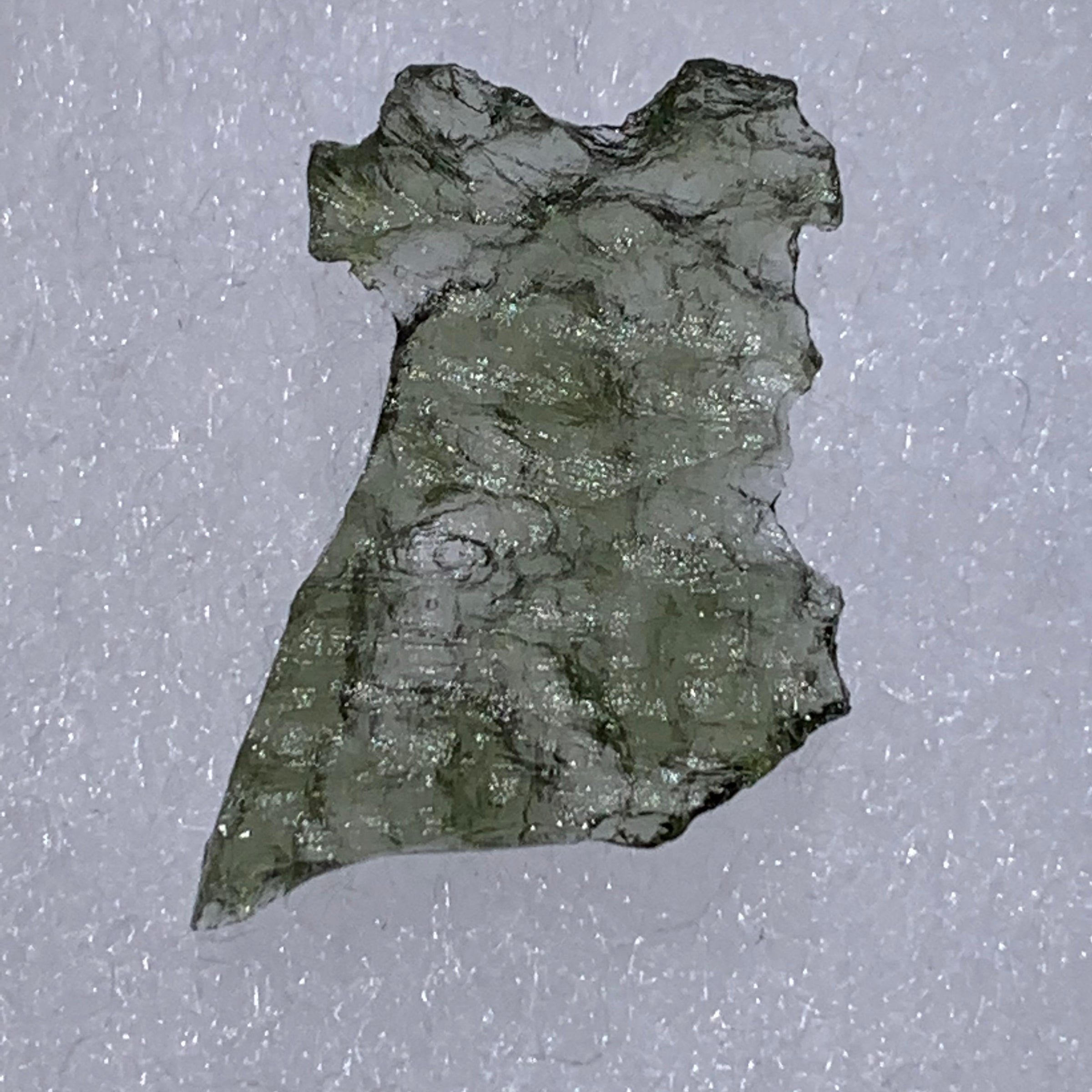 Angel Chime Moldavite Genuine Certified 1.1 Grams 25-Moldavite Life