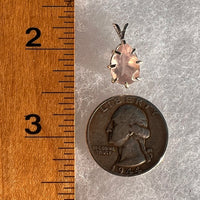 Rose Quartz Pear Pendant Sterling Silver-Moldavite Life