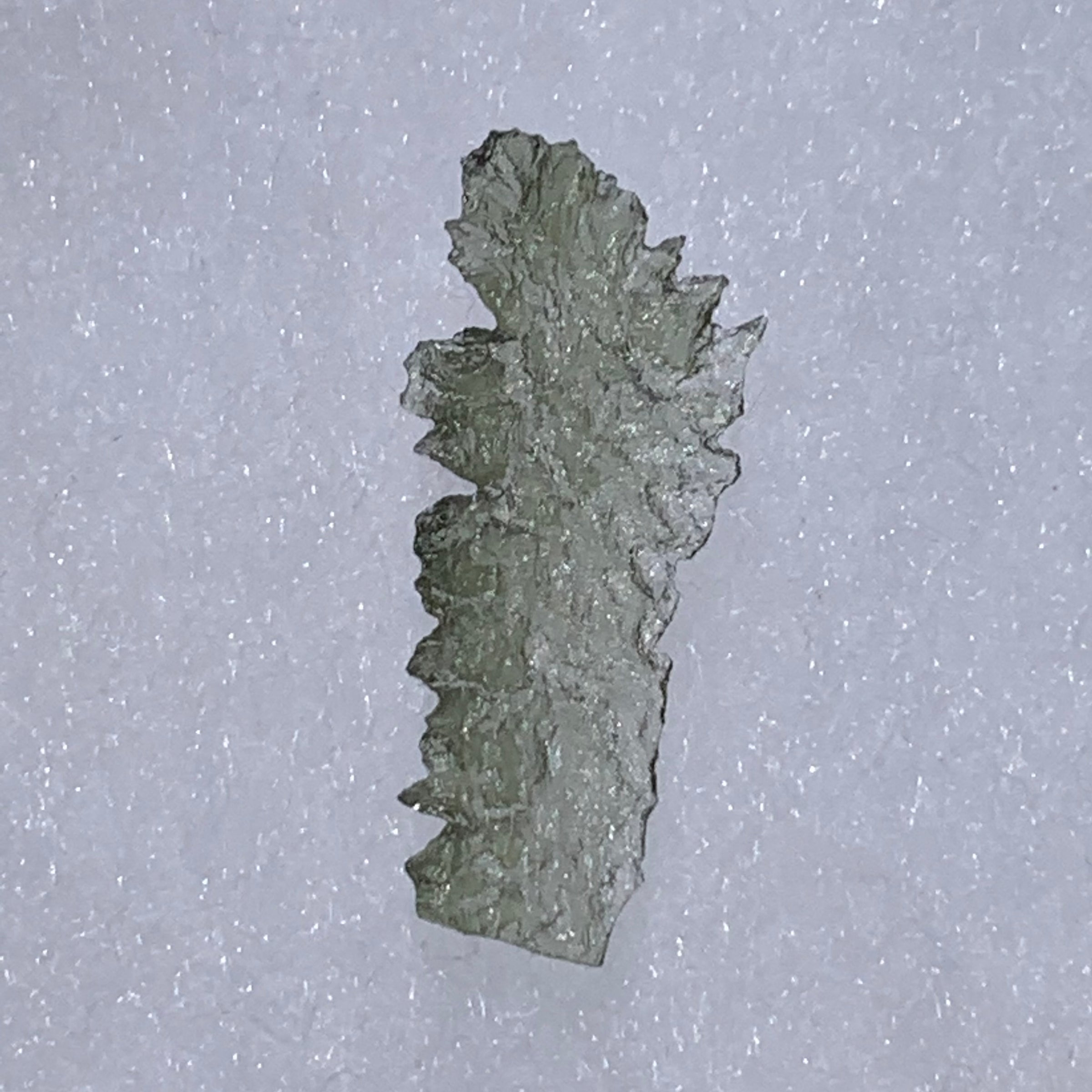 Angel Chime Moldavite Genuine Certified 0.8 Grams 30-Moldavite Life