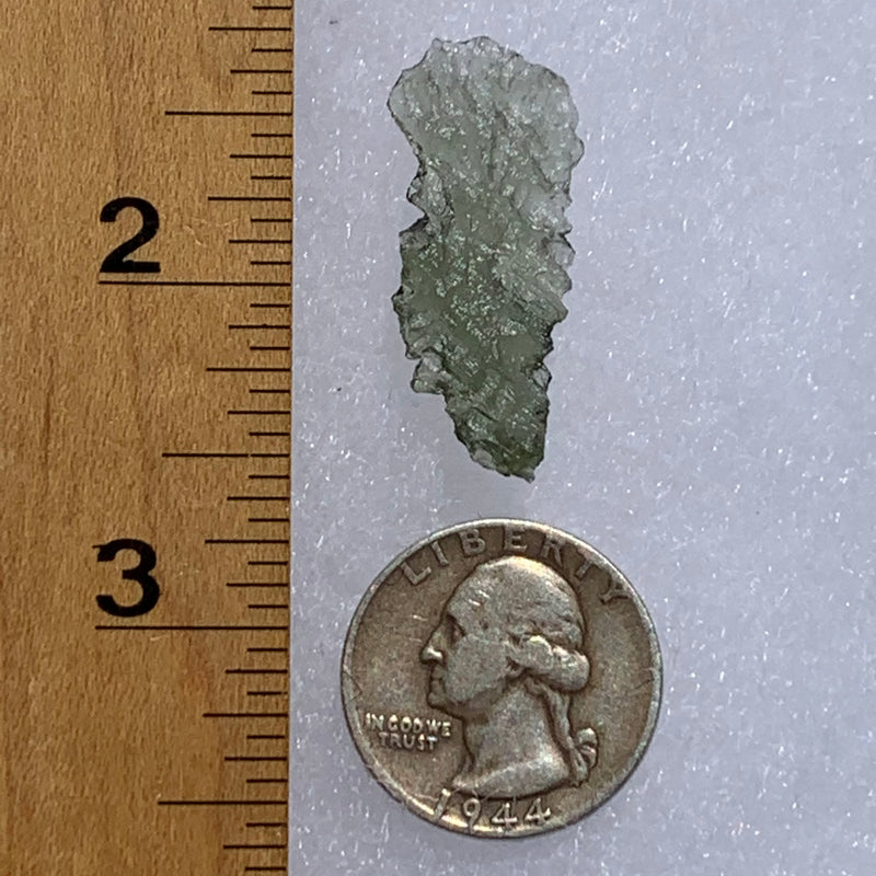 Angel Chime Moldavite Genuine Certified 1.5 Grams 40-Moldavite Life