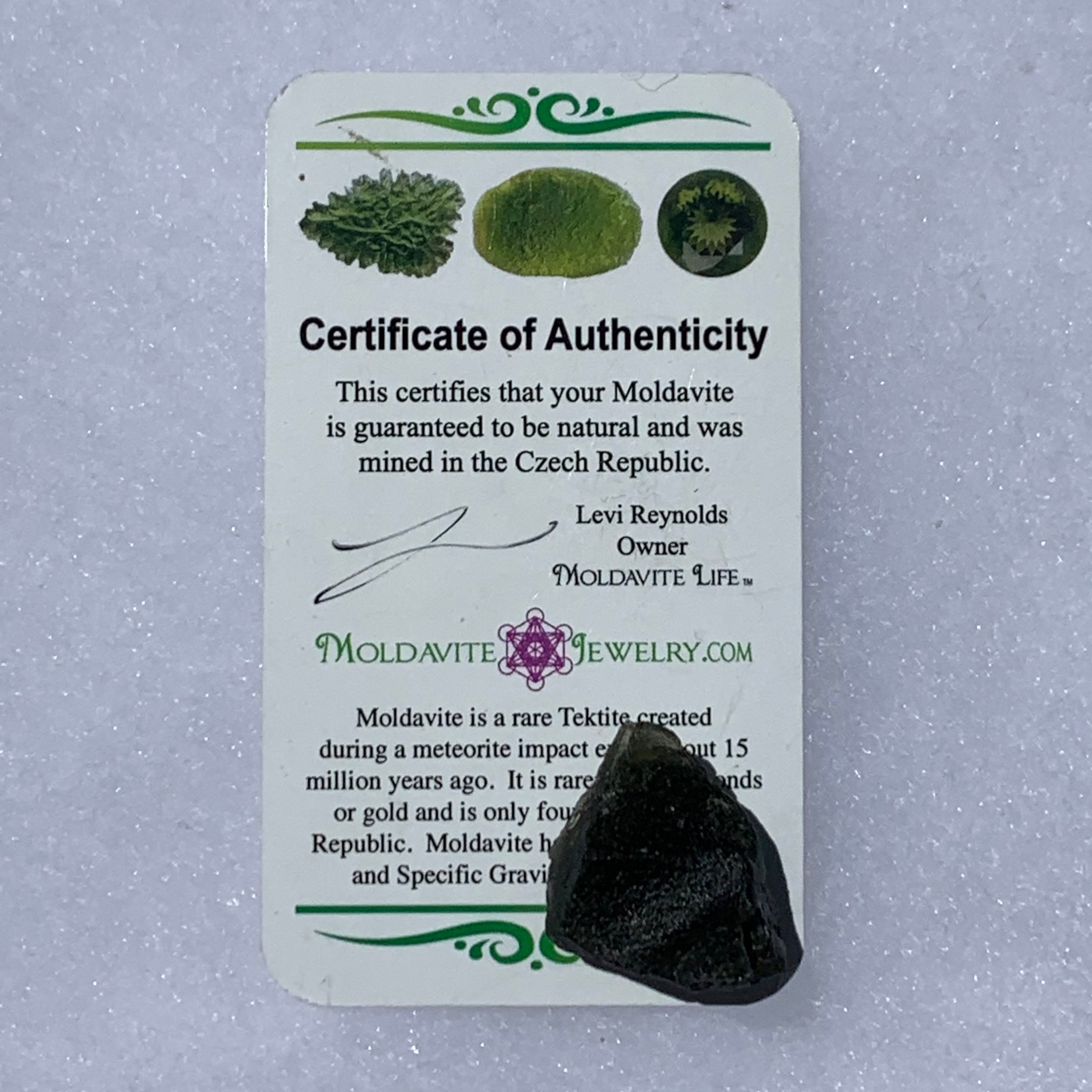 Moldavite 6.8 grams