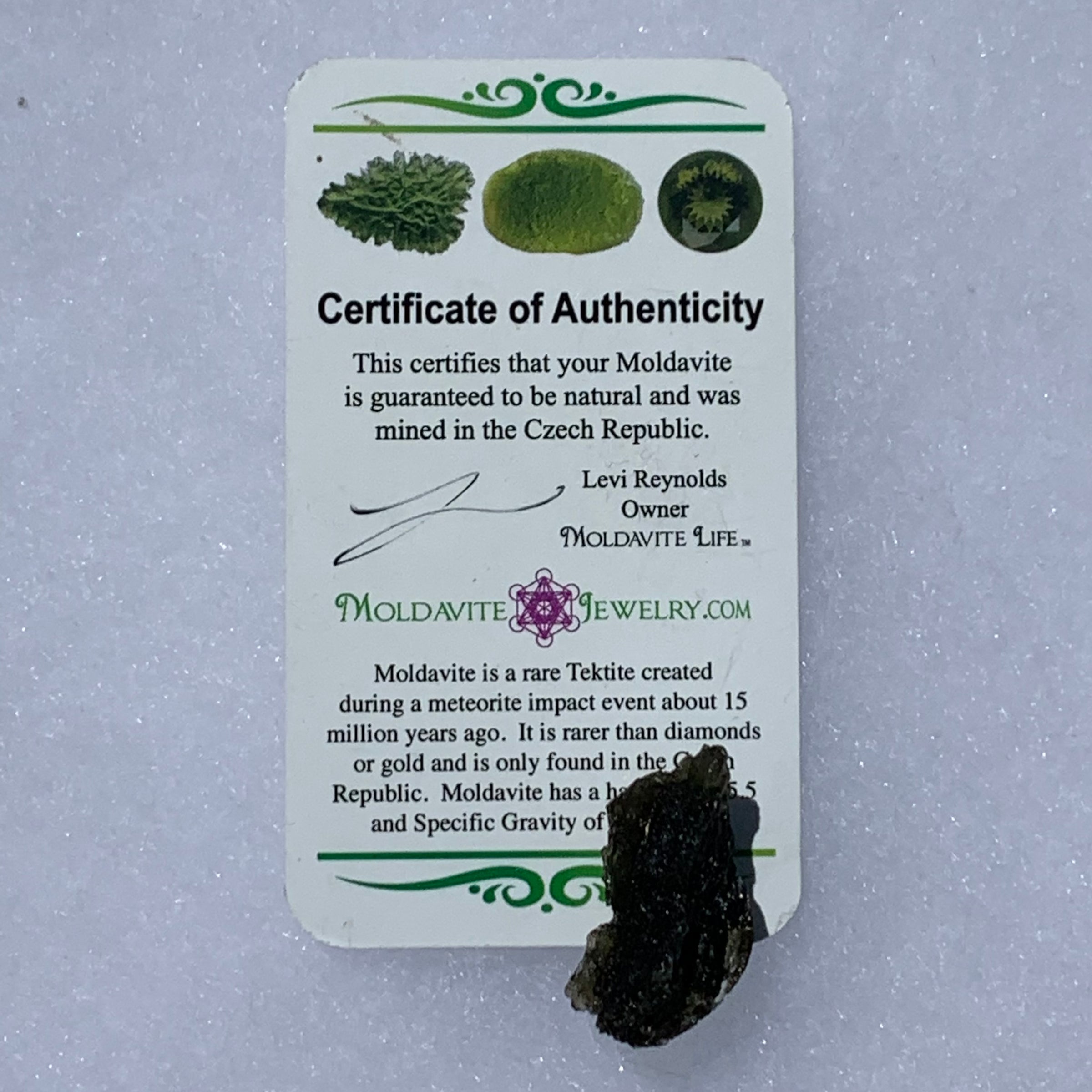 Moldavite 4.6 grams