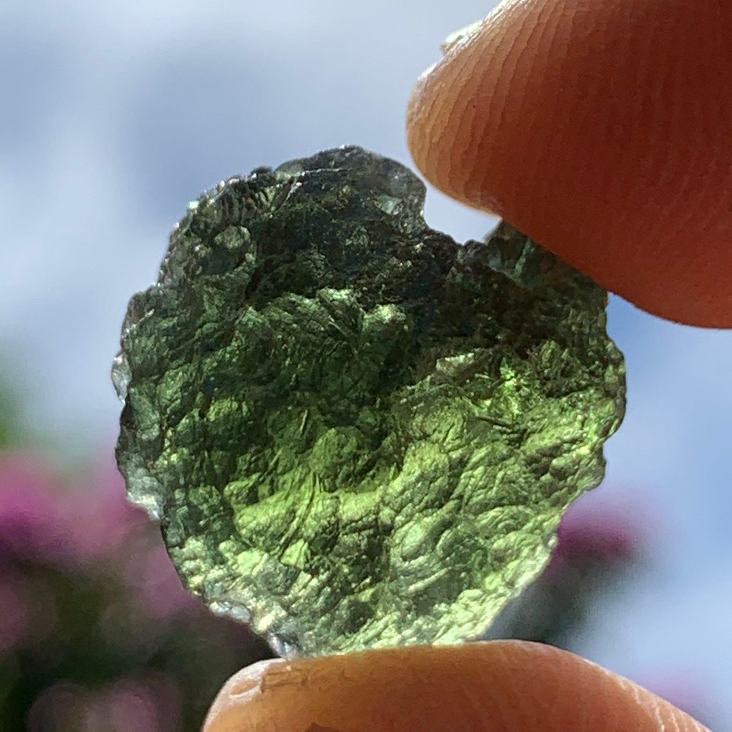 Moldavite Genuine Certified Czech Republic 3.5 grams