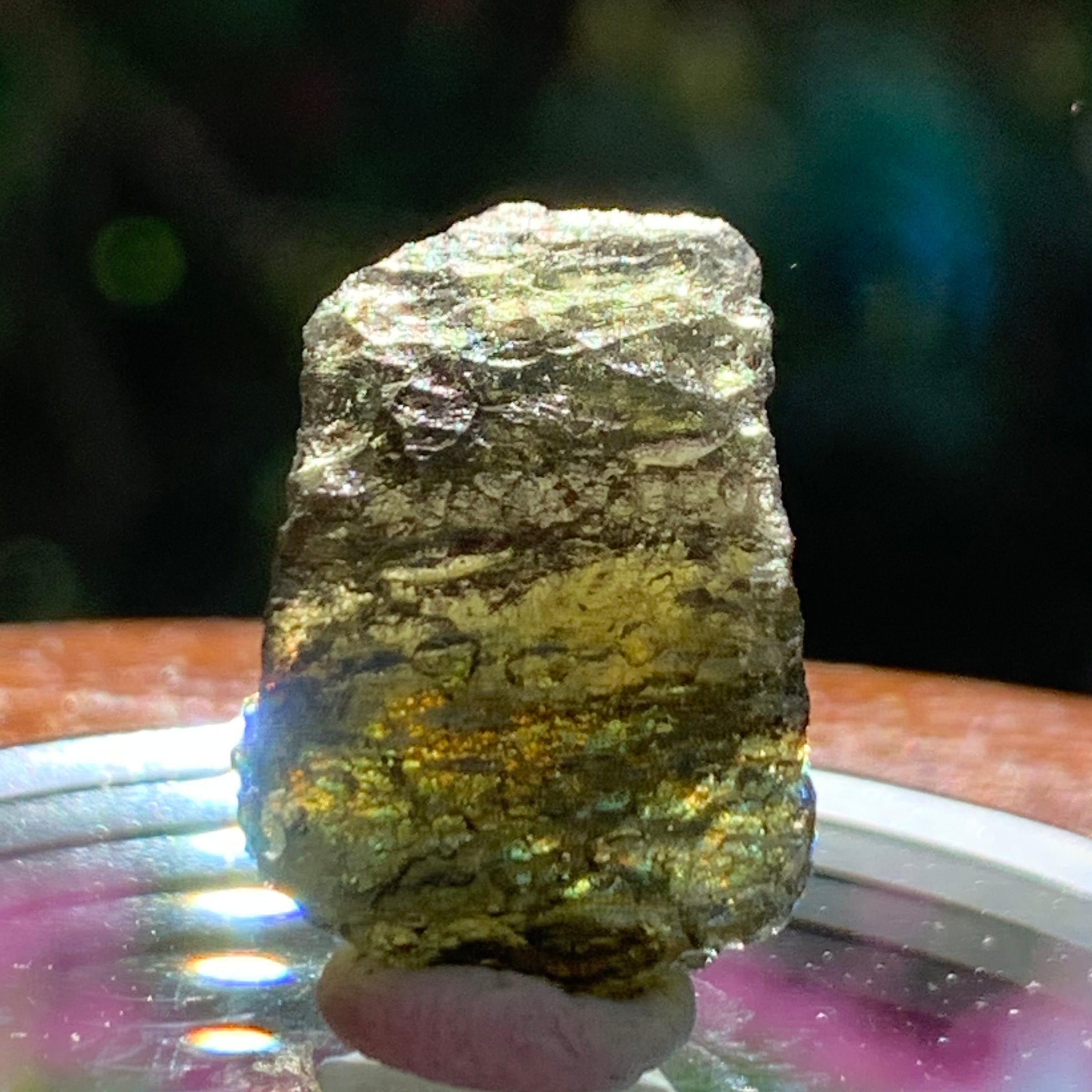 Moldavite Genuine Certified Czech Republic 2.4 grams