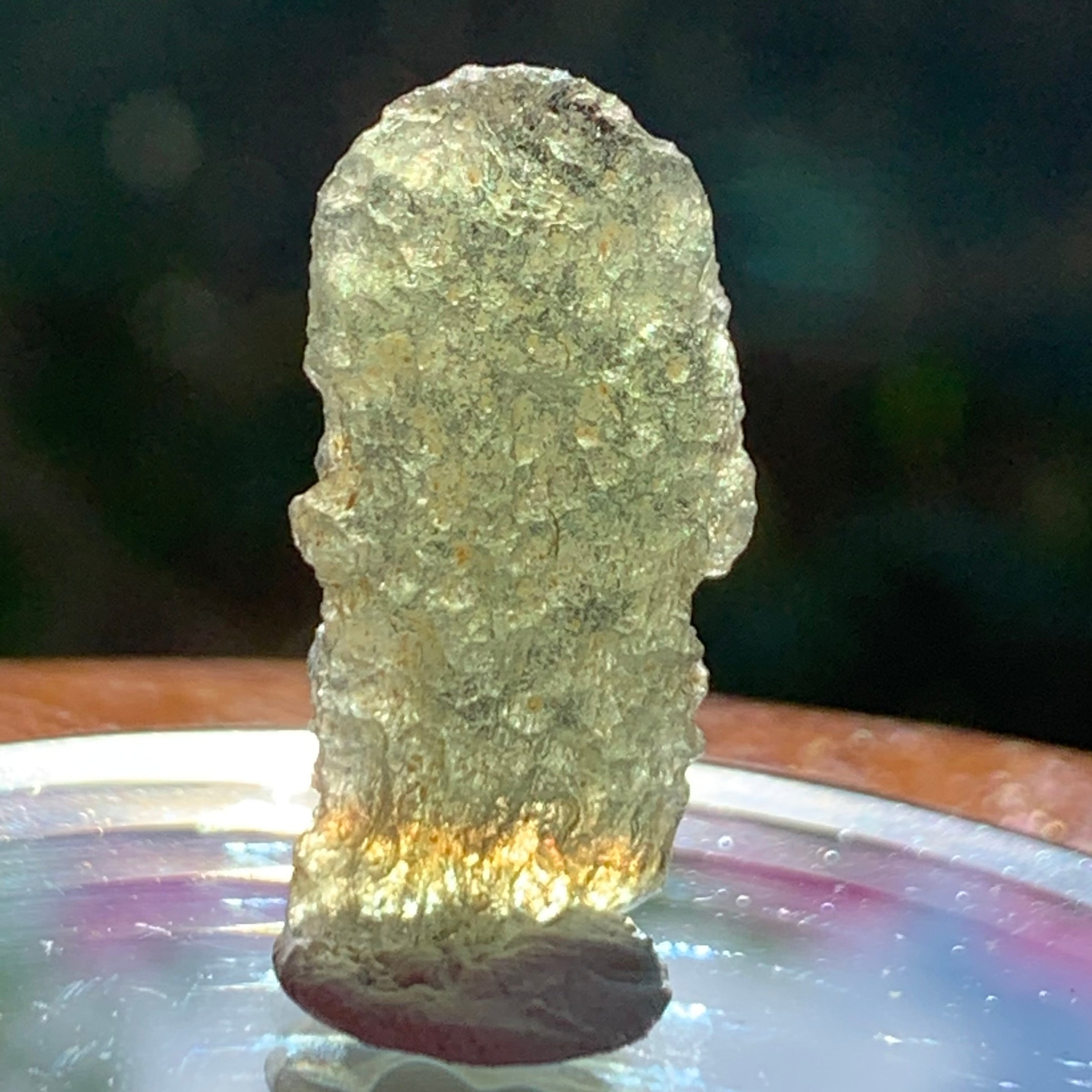 Moldavite Genuine Certified Czech Republic 1.3 grams