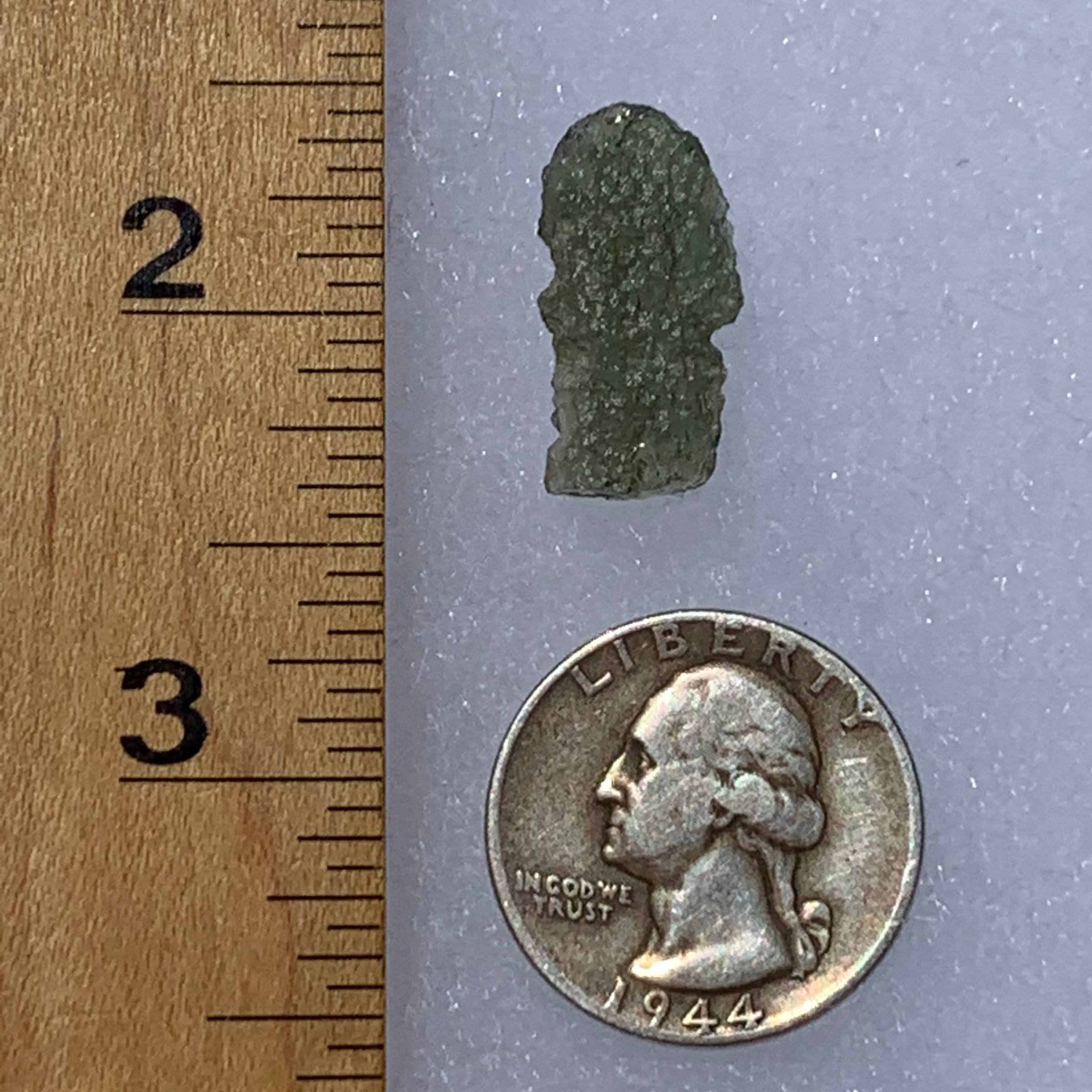 Moldavite Genuine Certified Czech Republic 1.3 grams