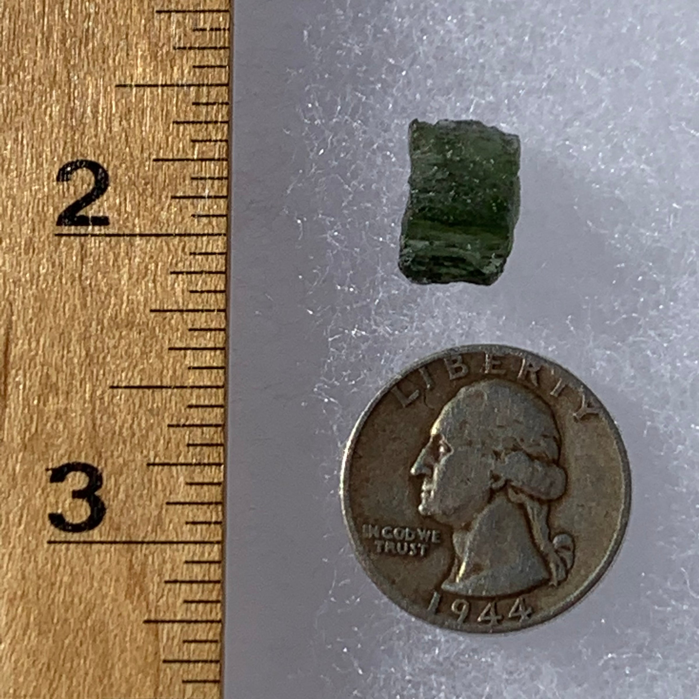 Moldavite Genuine Certified Czech Republic 1.0 gram