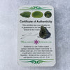 Moldavite Genuine Certified Czech Republic 1.0 gram