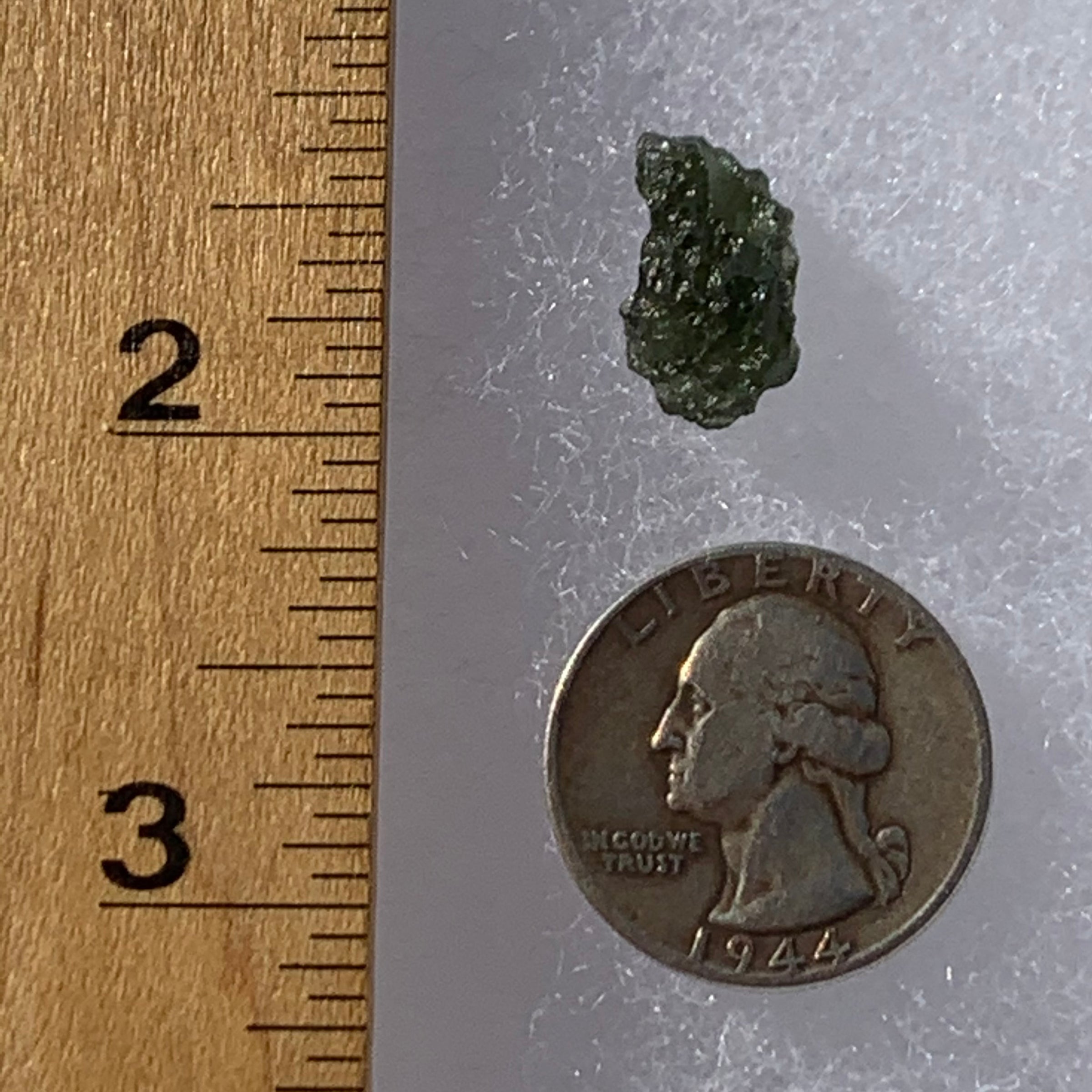 Moldavite Genuine Certified Czech Republic 1.1 grams