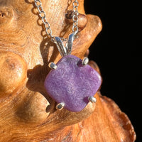 Charoite Necklace Sterling Silver #3890