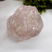 Crystalized Rose Quartz #35-Moldavite Life