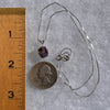 Charoite Necklace Sterling Silver #3901