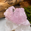 Crystalized Rose Quartz #41-Moldavite Life