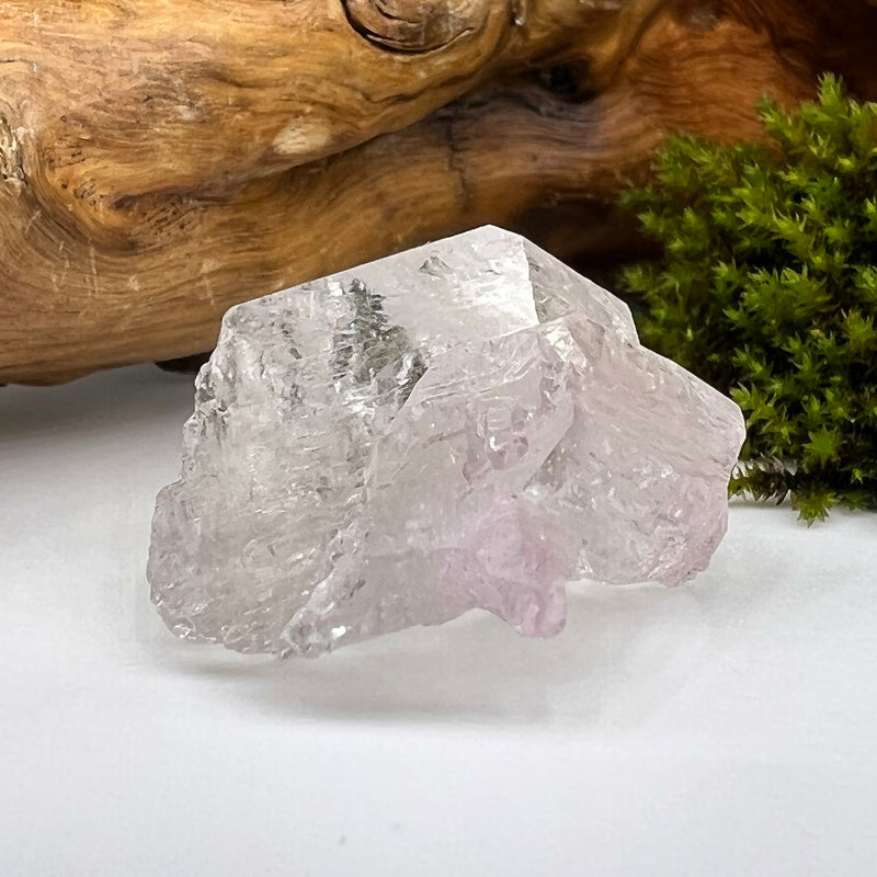 Crystalized Rose Quartz Clear & Gentle Pink #42-Moldavite Life