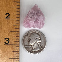 Crystalized Rose Quartz #44-Moldavite Life