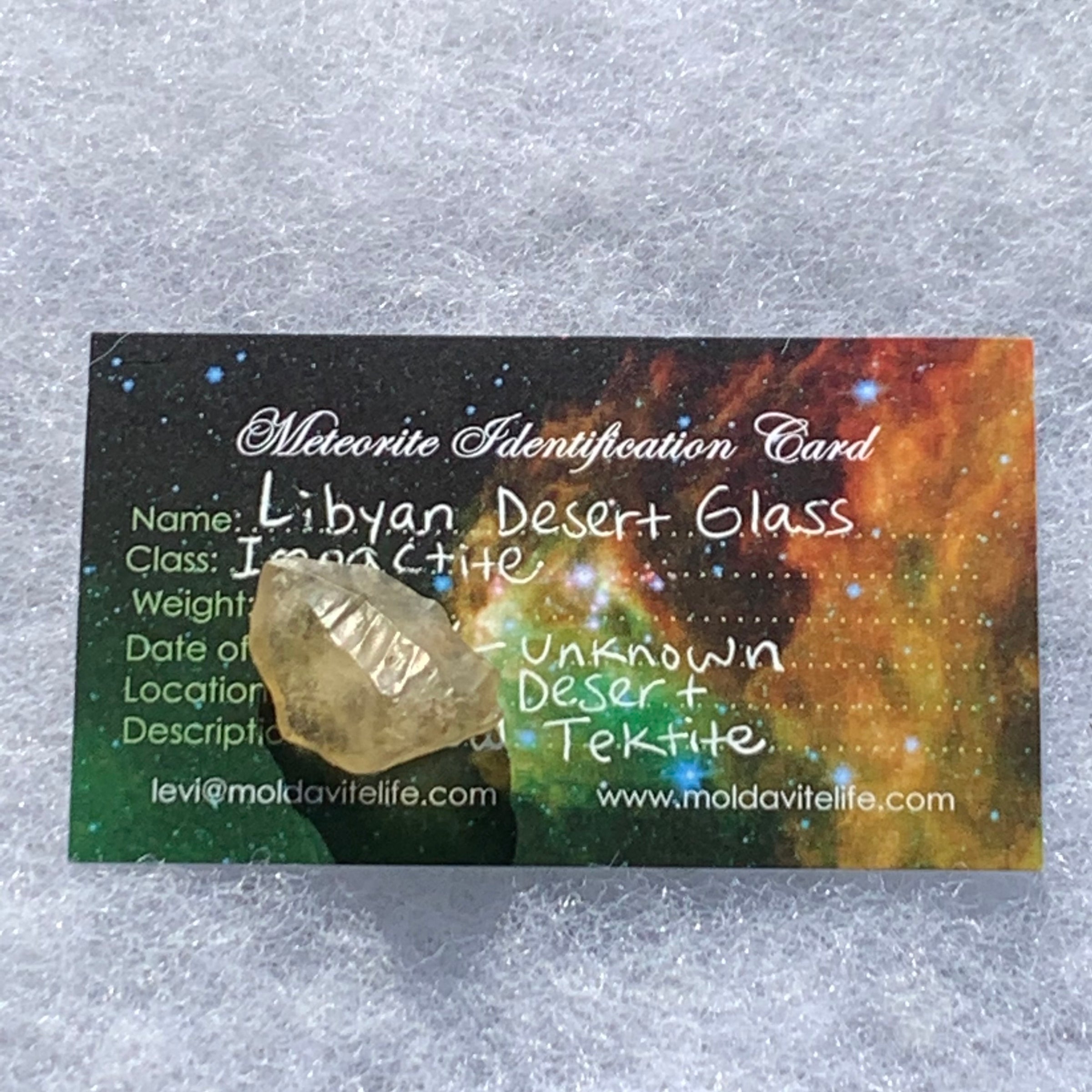 Libyan Desert Glass 4.1 grams