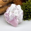 Crystalized Rose Quartz Pink Chacedony #56-Moldavite Life
