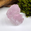 Crystalized Rose Quartz #57-Moldavite Life