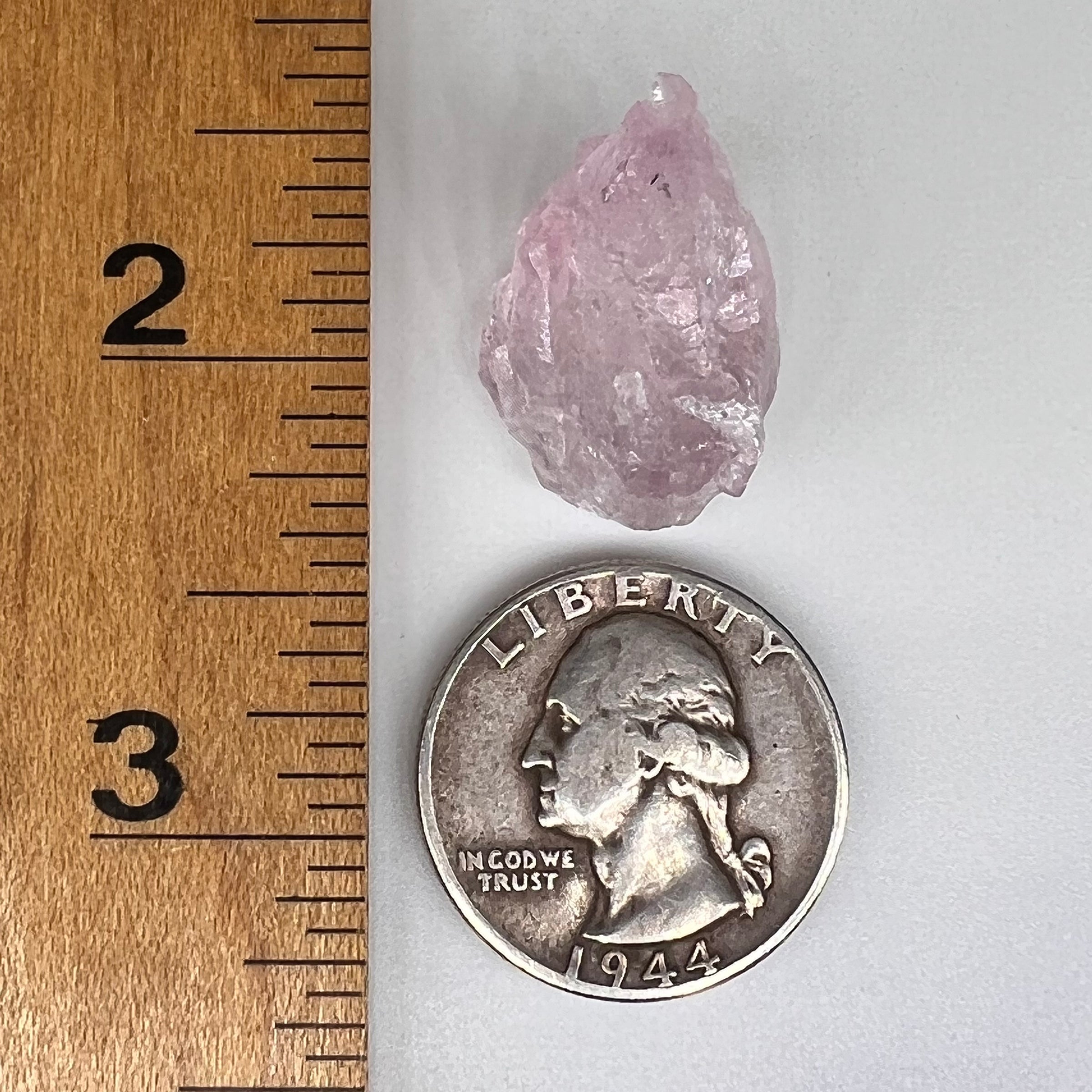 Crystalized Rose Quartz #57-Moldavite Life