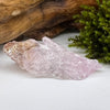 Crystalized Rose Quartz Elestial #60-Moldavite Life