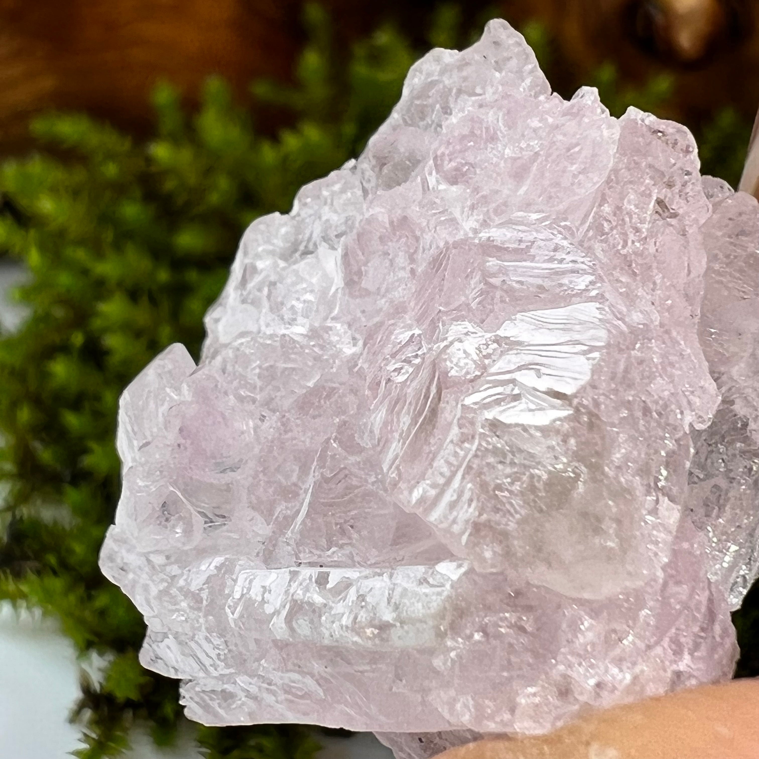Crystalized Rose Quartz | Elestial Pink Etched | moldavitejewelry.com