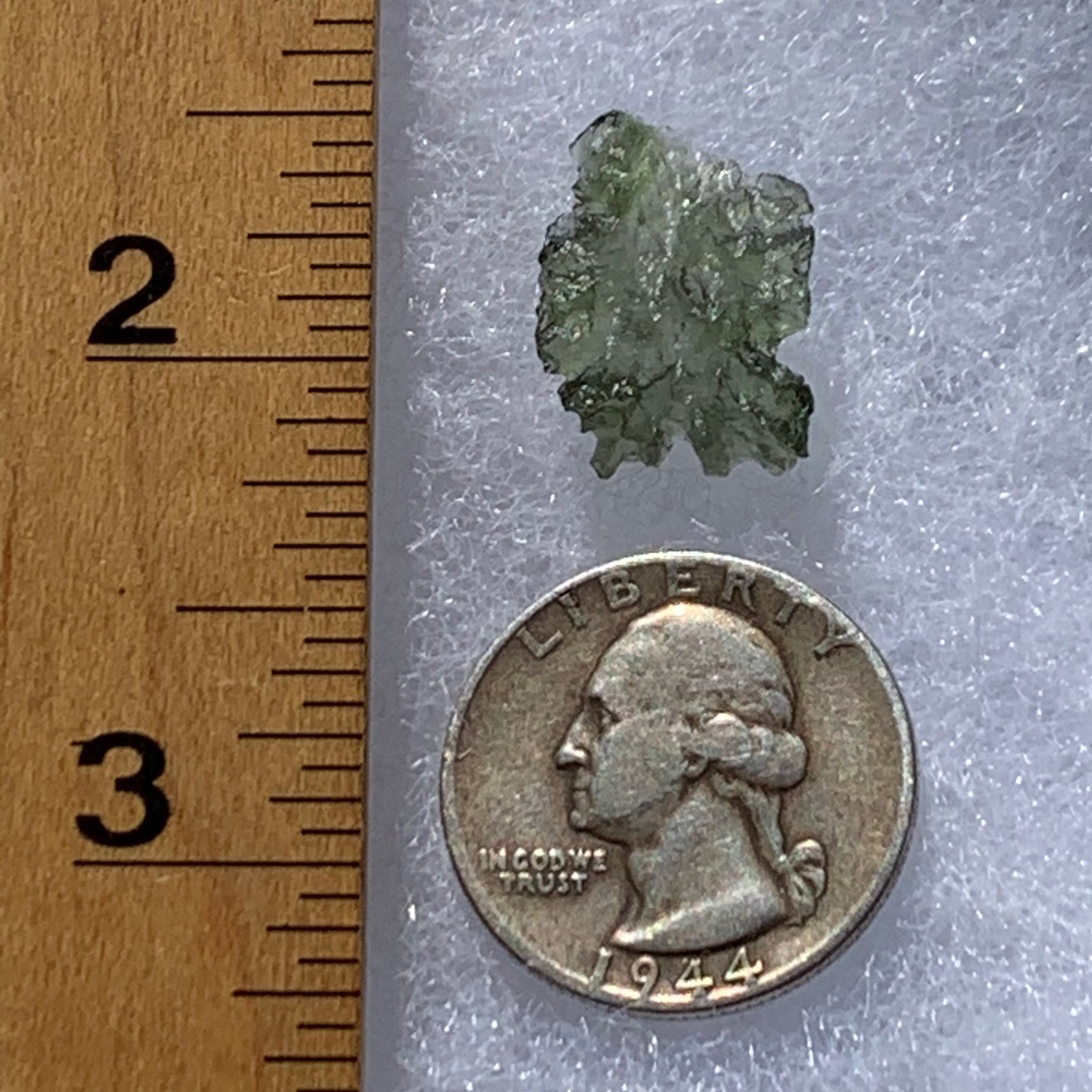 Besednice Moldavite Genuine Certified 0.9 grams Small