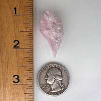 Crystalized Rose Quartz #69-Moldavite Life