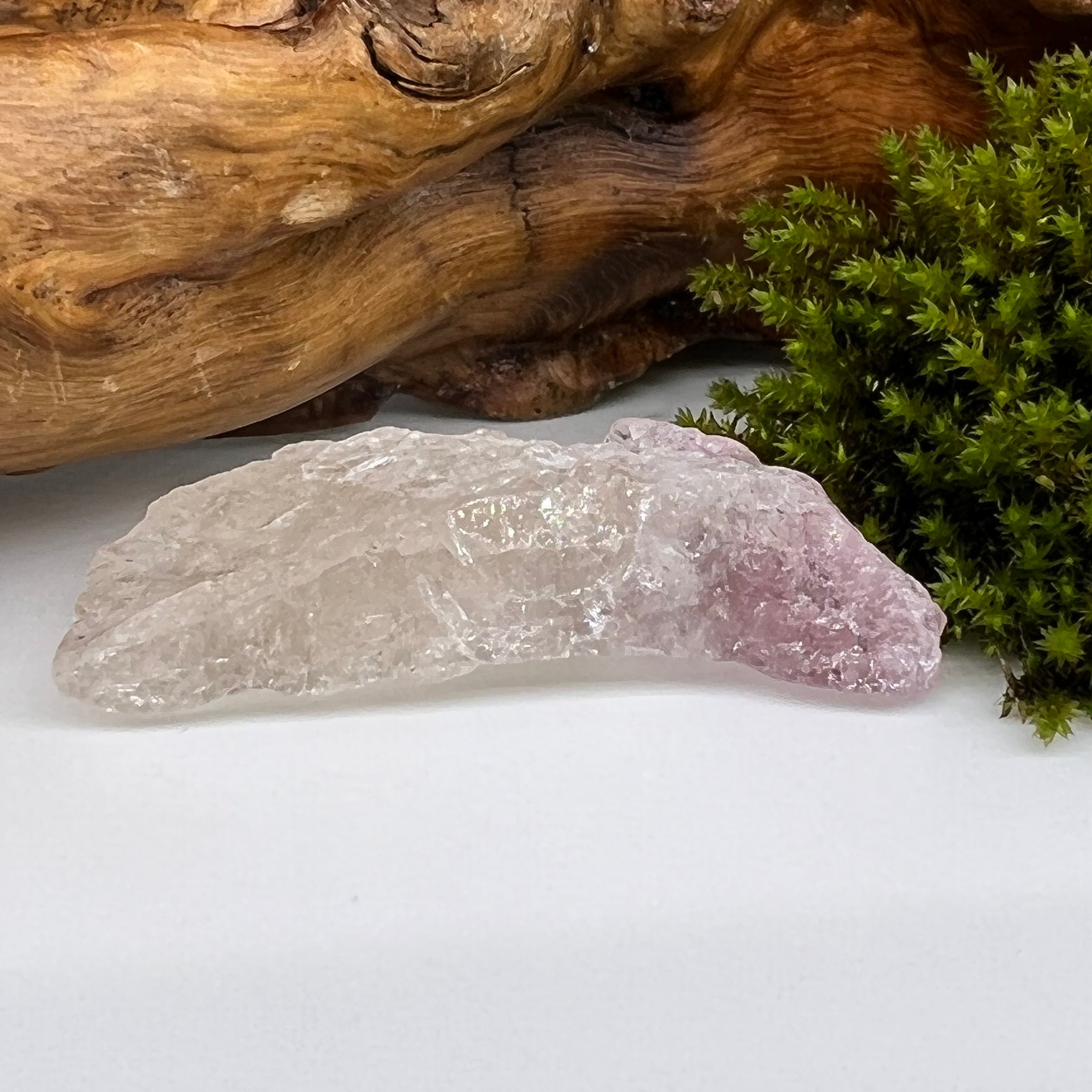 Crystalized Rose Quartz Natural PInk Quartz - Main Image