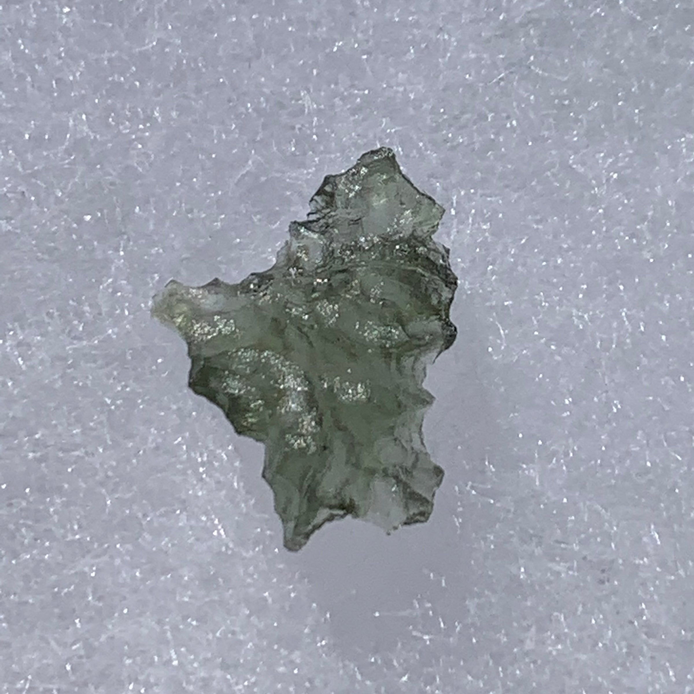 Besednice Moldavite Genuine Certified 0.7 grams Small