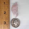 Crystalized Rose Quartz Self Healed Plate #71-Moldavite Life