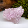 Crystalized Rose Quartz Cluster with Flower #75-Moldavite Life