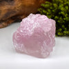 Crystalized Rose Quartz Cluster with Flower #75-Moldavite Life