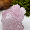 Crystalized Rose Quartz Cluster with Flower #75-Moldavite Life