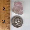 Crystalized Rose Quartz Elestial Frosted #77-Moldavite Life