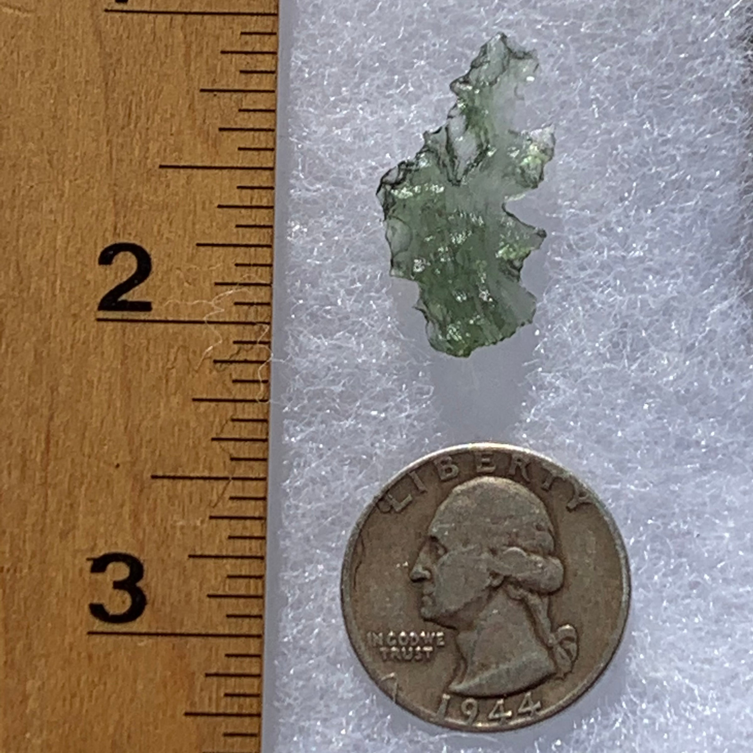 Small Besednice Moldavite Genuine Certified 1.1 grams