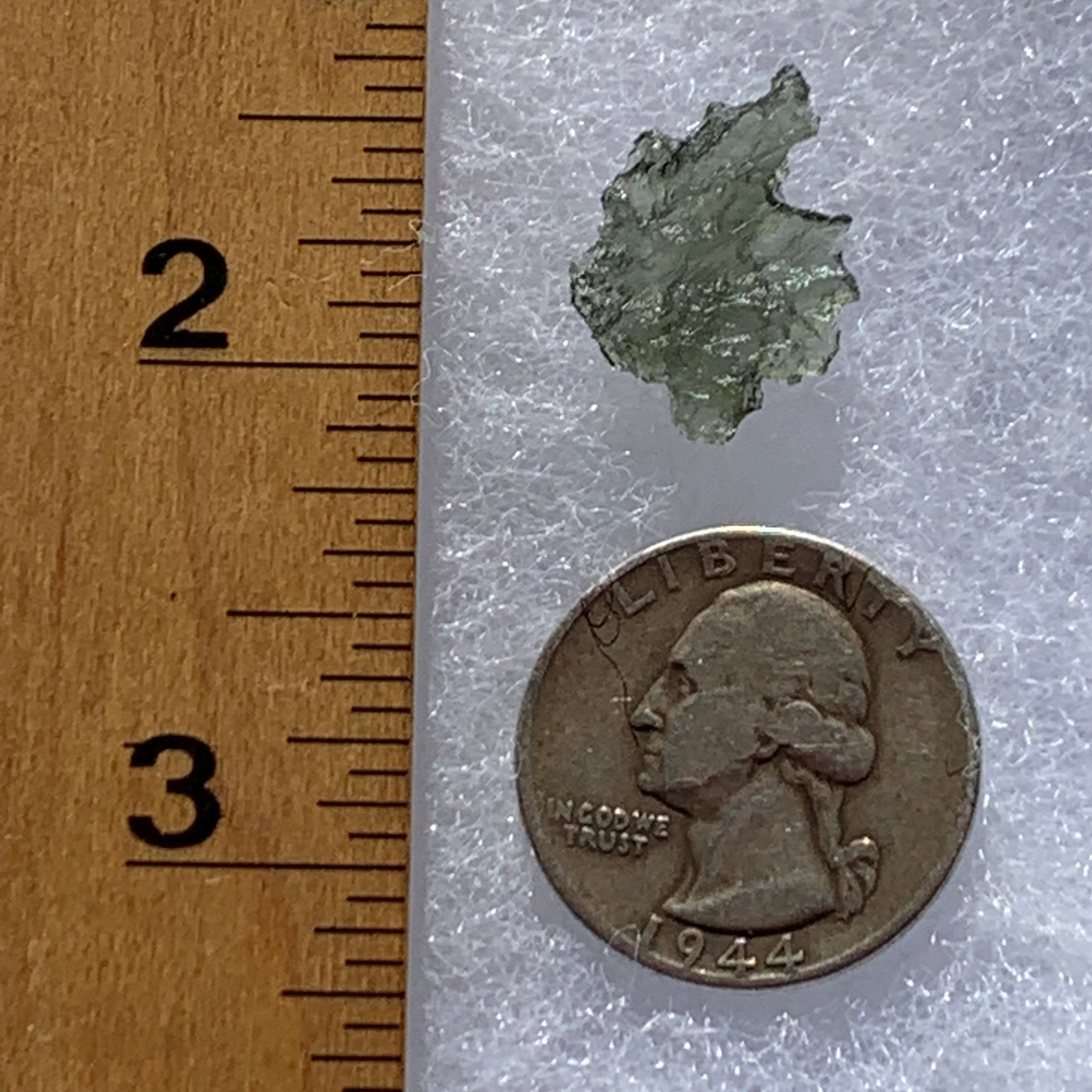Small Besednice Moldavite Genuine Certified 0.7 grams