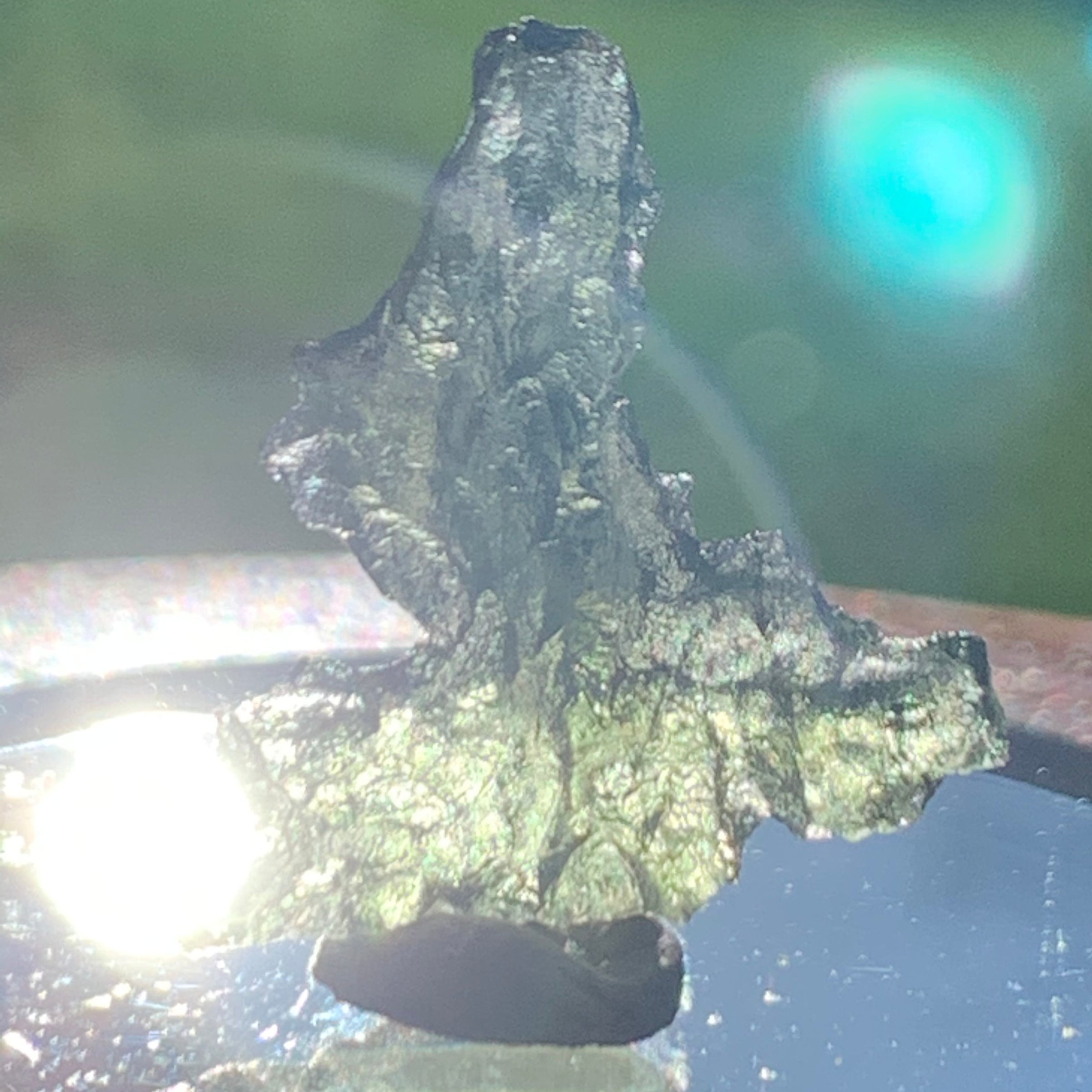 Small Besednice Moldavite Genuine Certified 1.0 grams