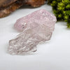 Crystalized Rose Quartz #133-Moldavite Life