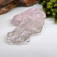 Crystalized Rose Quartz #133-Moldavite Life