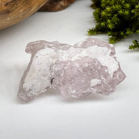Crystalized Rose Quartz #137-Moldavite Life
