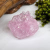 Crystalized Rose Quartz #141-Moldavite Life